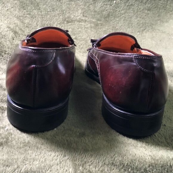 Johnston & Murphy Men\'s Tassel Loafers Size 10.5 B  Brown Leather Dress Shoes main image 10